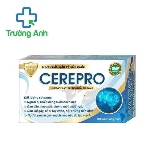 Shield Gold Cerepro – Hỗ trợ tăng cường tuần hoàn não hiệu quả