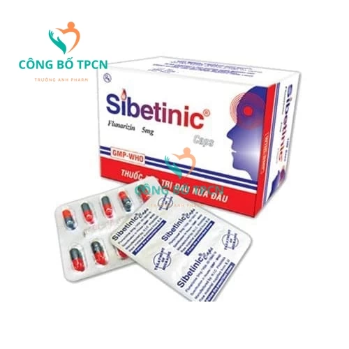 Sibetinic cap - Thuốc điều trị chóng mặt tiền đình, đau nửa đầu