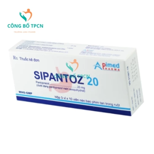Sipantoz 20 - Thuốc điều trị trào ngược dạ dày thực quản của Apimed