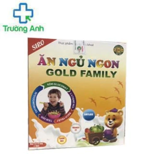 Siro Ăn Ngủ Ngon Gold Family - Bổ sung Lysin, kẽm và Thymomodulin