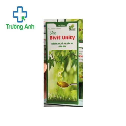 Siro Bivit Unity - Hỗ trợ bổ phế, giúp hạn chế ho nhiều