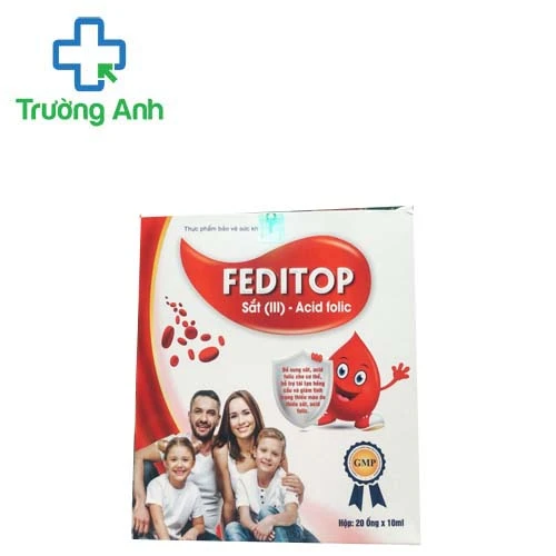 Siro Feditop - Hỗ trợ giảm tình trạng thiếu máu do thiếu sắt
