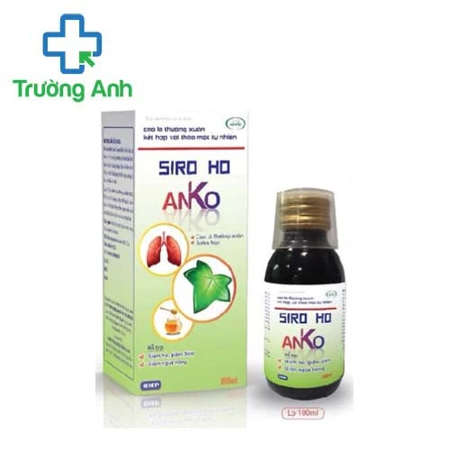Siro Ho Anko - Hỗ trợ giảm ho, ngứa rát họng, khản tiếng
