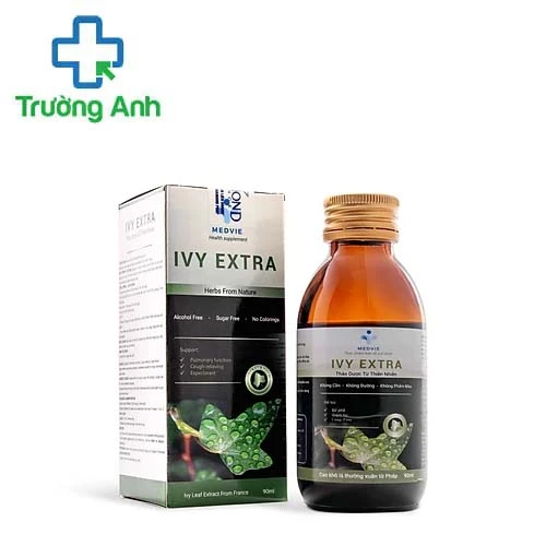 Siro ho cảm Ivy - Extra - Giúp bổ phế, long đờm, giảm ho