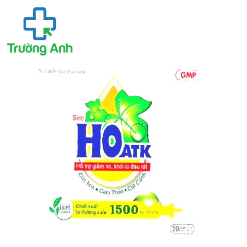 Siro Hoatk - Giúp bổ phế, giảm đờm, giảm ho, giảm đau rát họng
