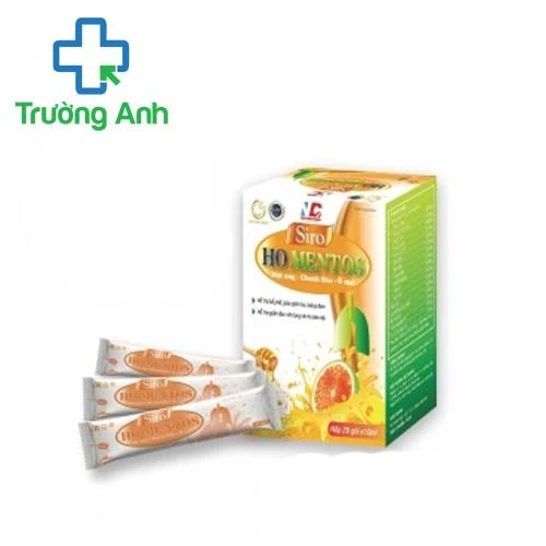 Siro ho Mentos Mật ong - Chanh Đào - Ô mai - Bổ phế, giảm ho, loãng đờm