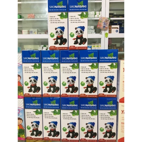 Siro Nasaki - Hỗ trợ nhuận phế, giảm ho, tiêu đờm, giải cảm