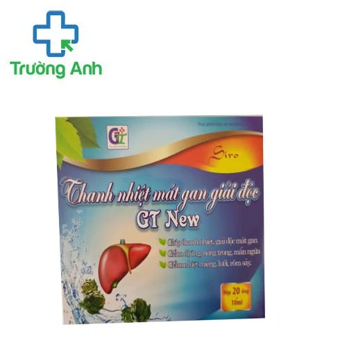 Siro thanh nhiệt mát gan giải độc gan GT New - Giúp mát gan