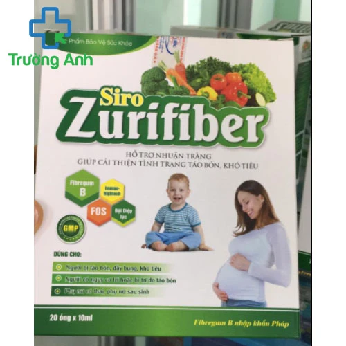 Siro ZURIFIBER - Giúp cải thiện tình trạng táo bón