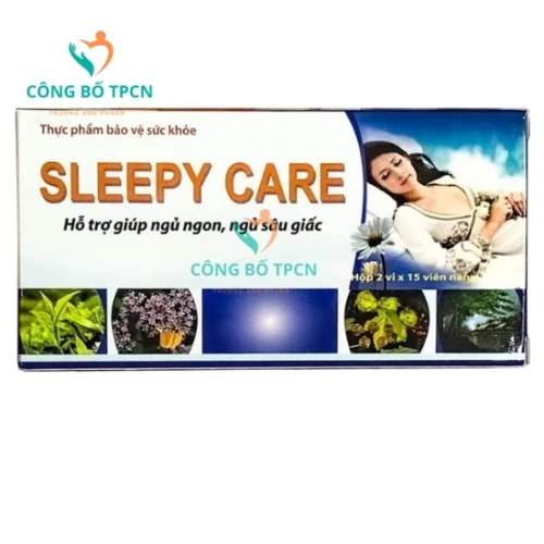 Sleepy care - Hỗ trợ giảm mất ngủ, khó ngủ, giấc ngủ không sâu