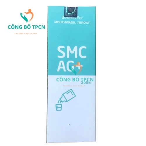 SMC AG+ - Giúp sát khuẩn răng miệng, tránh lây nhiễm qua đường hô hấp