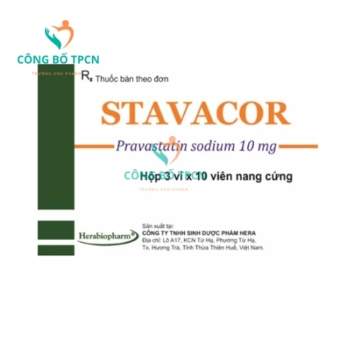 Stavacor 10mg Herabiopharm - Thuốc điều trị tăng cholesterol hiệu quả