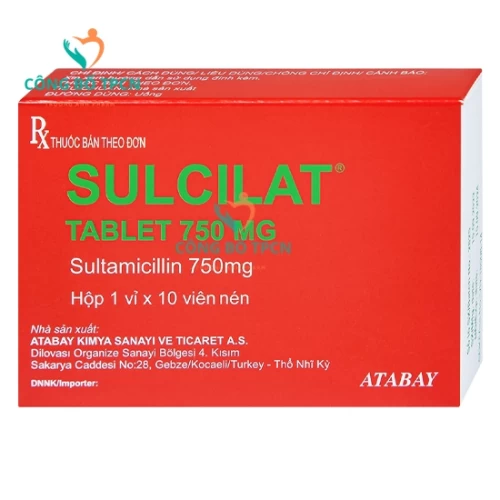 Sulcilat 750mg - Thuốc điều trị nhiễm khuẩn của Thổ Nhĩ Kỳ