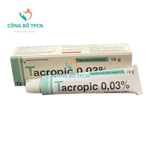 Tacropic 0,03% - Thuốc điều trị bệnh eczecma dị ứng