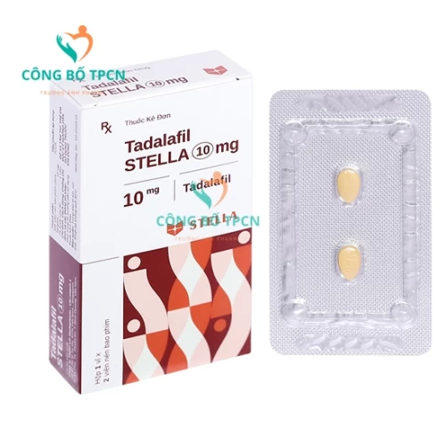 Tadalafil Stella 10mg - Thuốc điều trị rối loạn cương dương