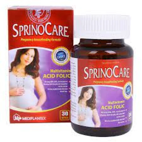 Sprinocare - Thực phẩm chức năng bổ sung dưỡng chất cho mẹ bầu