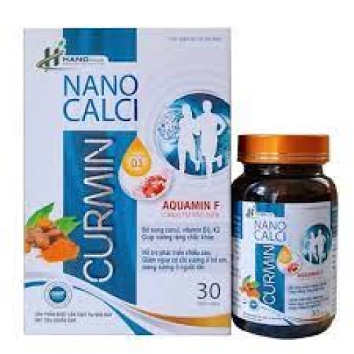 Curmin nano Calci - Thực phẩm chức năng giúp bổ sung canxi