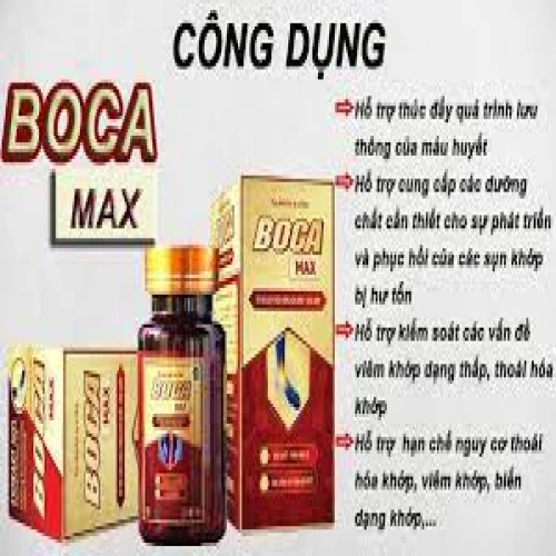 Boca Max - Thực phẩm chức năng phục hồi xương khớp
