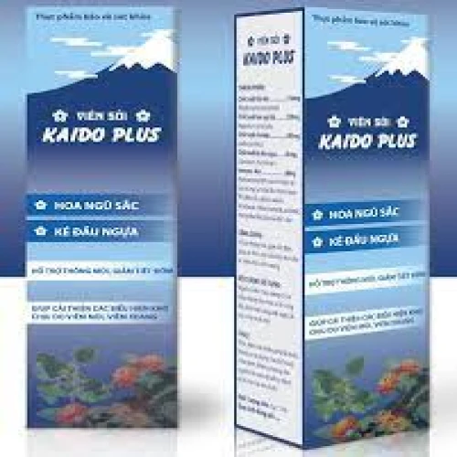 Viên sủi KaiDo Plus - Thực phẩm chức năng giúp thông mũi giảm đờm
