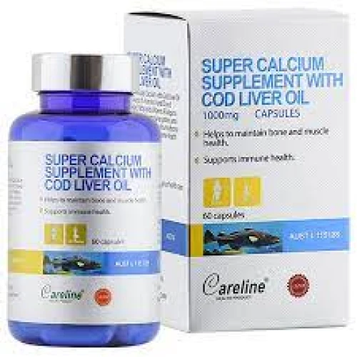 Careline Super Calcium Supplement With Cod Liver Oil  Bổ sung Canxi