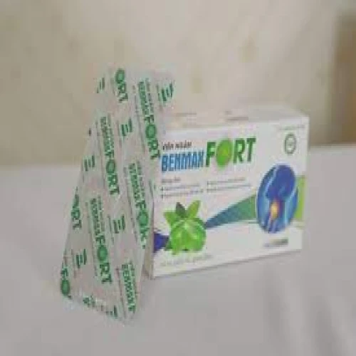 Viên ngậm Benmax Fort - Thực phẩm chức năng giảm viêm họng