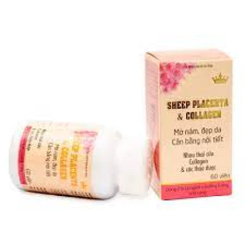 Sheep Placenta & Collagen - Thực phẩm chức năng mờ nám, đẹp da
