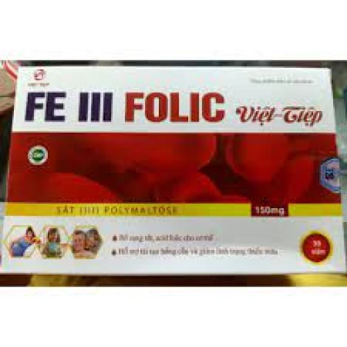FeIII Folic - Thực phẩm chức năng bổ sung sắt hiệu quả