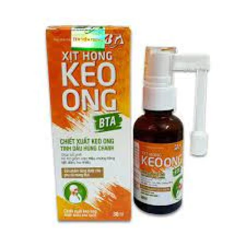 Xịt Họng Keo Ong BTA - Thực phẩm chức năng nâng cao miễn dịch