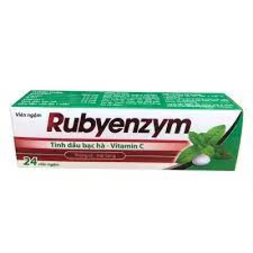Viên ngậm Rubyenzym - Thực phẩm chức năng giảm ho đờm
