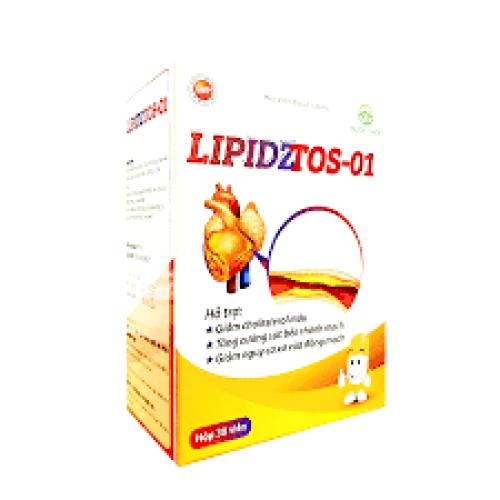 Lipidztos-01 - Thực phẩm chức năng hỗ trợ giảm Cholesterol