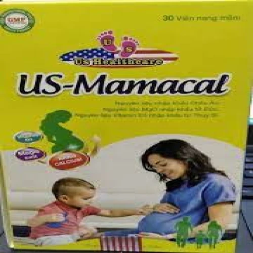 US-Mamacal - Thực phẩm chức năng bổ sung vitamin D3 và canxi