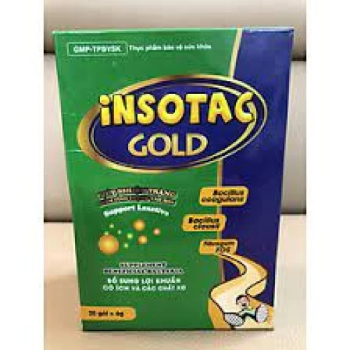 Insotac Gold - Thực phẩm chức năng nhuận tràng, giảm táo bón
