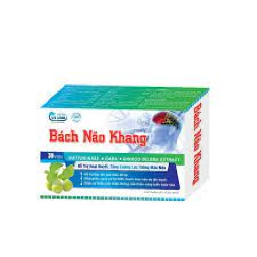 Bách Não Khang - Thực phẩm chức năng tăng cường lưu thông máu não
