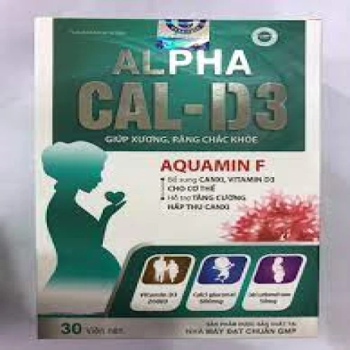 Alpha Cal D3 - Thực phẩm chức năng bổ sung canxi và vitamin D3