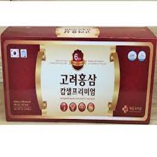 Korea Red Ginseng capsule Premium - Viên đạm bổ sung sức khỏe