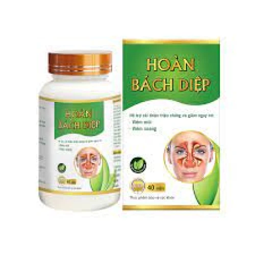 Hoàn Bách Diệp - Thực phẩm chức năng giảm nguy cơ viêm mũi