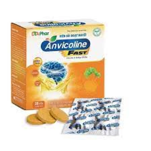 Anvicoline Fast - Thực phẩm chức năng tăng cường tuần hoàn máu