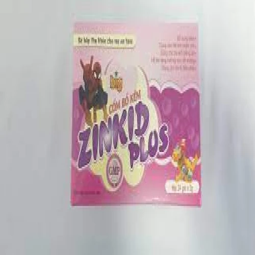Cốm Bổ Kẽm Zinkid Plus - Thực phẩm chức năng bổ sung kẽm cho bé
