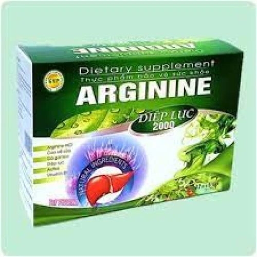 Arginine diệp lục 2000 - Thực phẩm chức năng bổ gan
