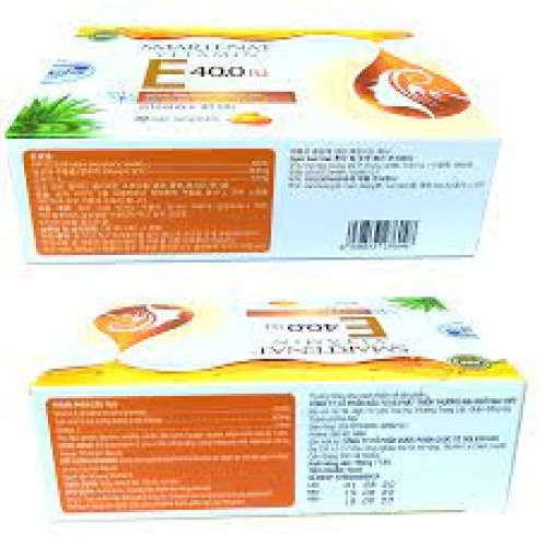 Smartenat Vitamin E 40.0IU - Thực phẩm chức năng làm đẹp da