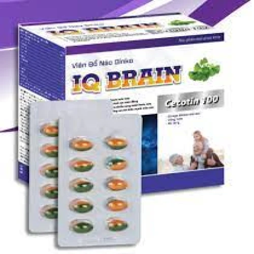 Ginko IQ Brain Cecotin 100 - Thực phẩm chức năng hoạt huyết não