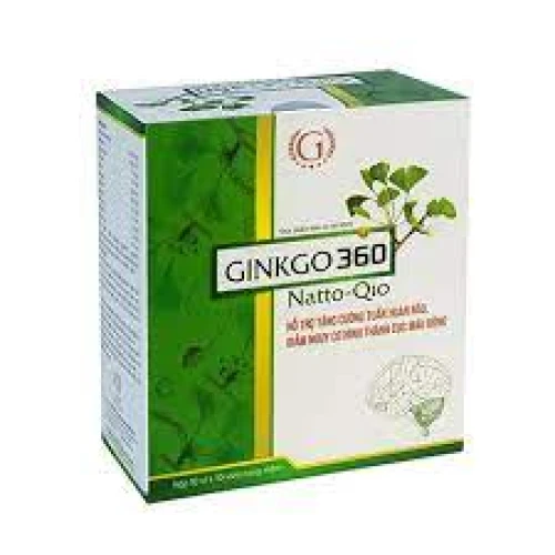 Ginkgo Natto 360 - Thực phẩm chức năng tăng cường tuần hoàn não