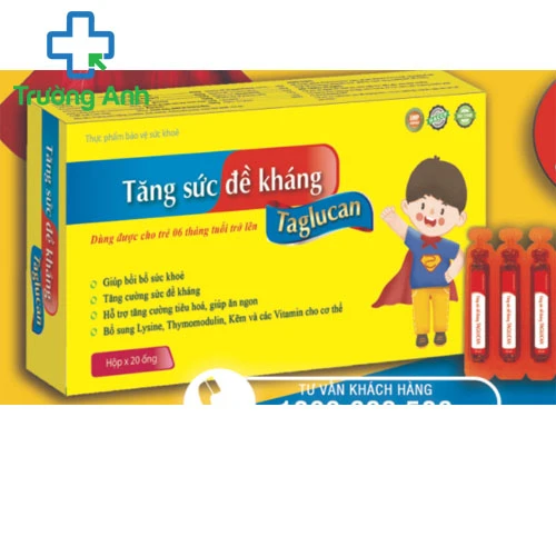 Tăng sức đề kháng Taglucan - Bổ sung Lysine, thymopmodulin