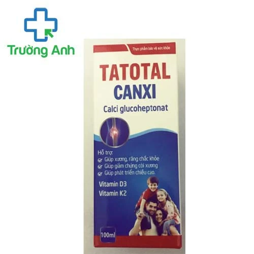 TatotalCanxi - Giúp bổ sung calci, khoáng chất hỗ trợ xương