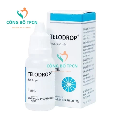 Telodrop - Dung dịch nhỏ mắt, giúp rửa trôi các dị vật trong mắt