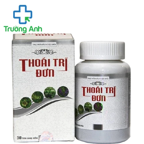 Thoái trĩ đơn - Giúp hỗ trợ điều trị sa búi trĩ hiệu quả