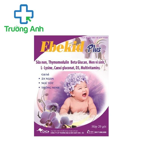 Gói bổ Ebekid Plus - Giúp bé ăn ngon, tăng cường hệ tiêu hóa