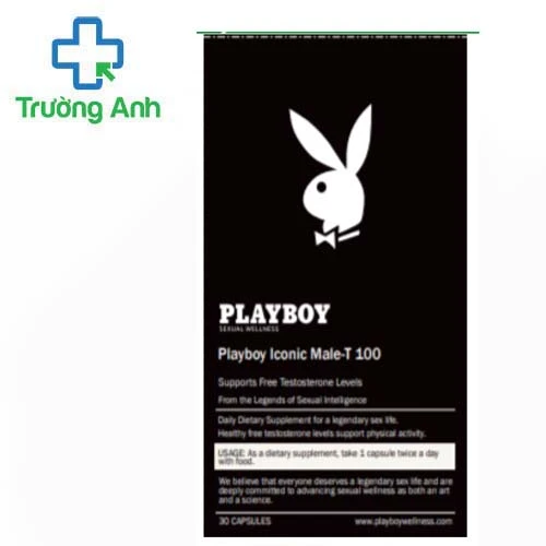 Playboy Iconic Male-T 100 - Giúp làm chậm quá trình mãn dục nam