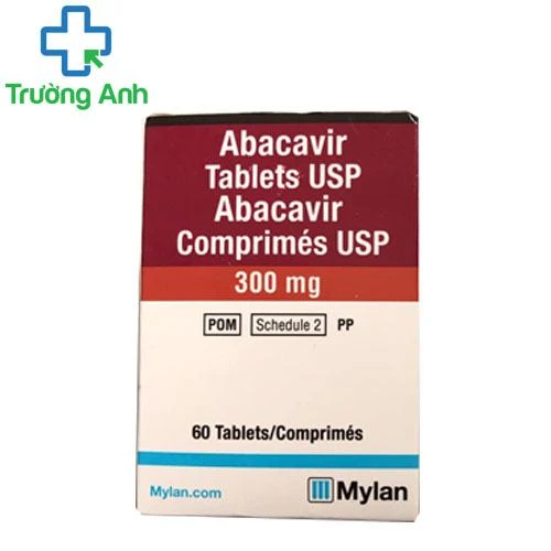 Abacavir Tablets USP 300mg Mylan - Thuốc  điều trị nhiễm HIV