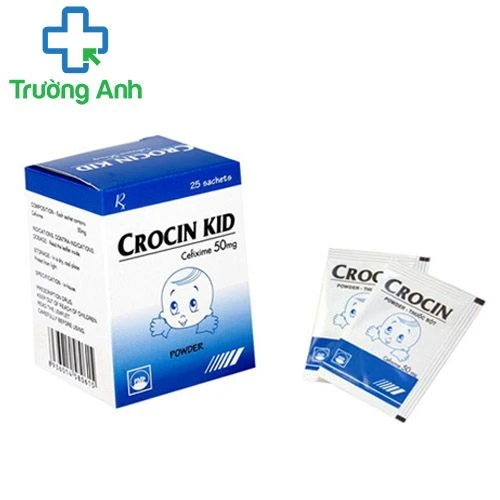 Crocin Kid 50mg Pymepharco - Điều trị nhiễm khuẩn niệu-sinh dục